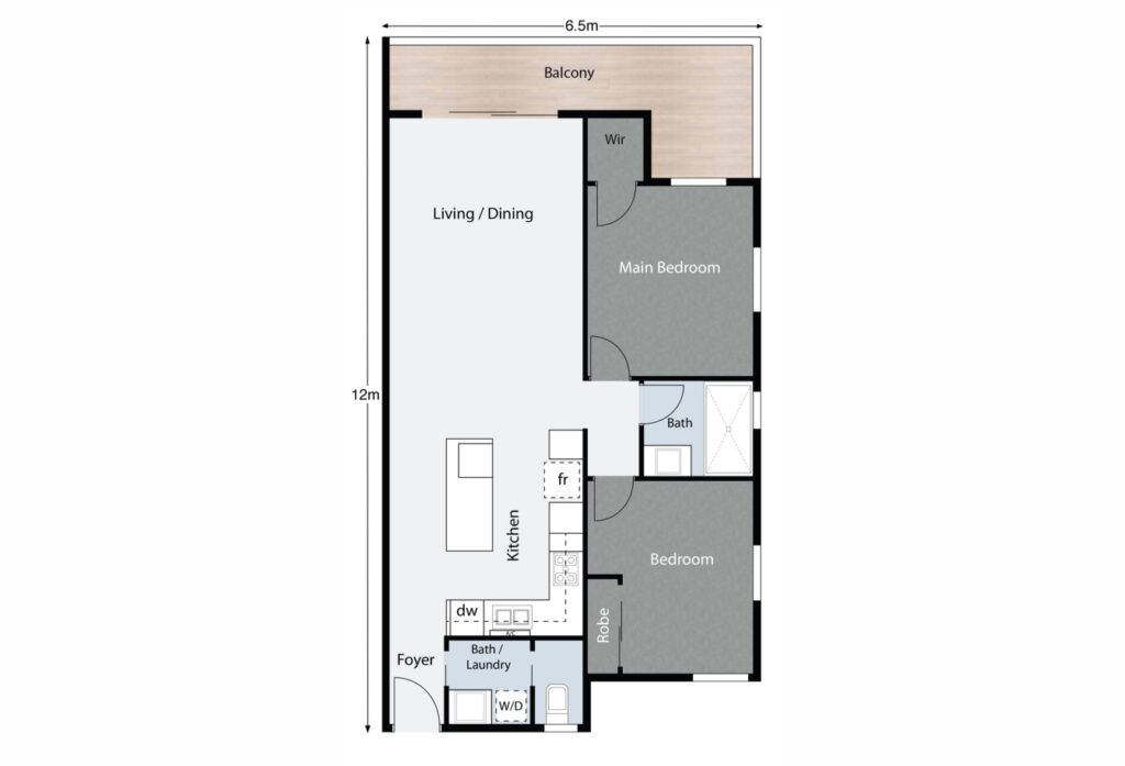 2 Bedroom First Floor